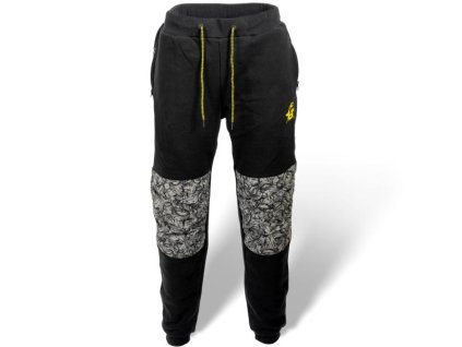 Black Cat Tepláky černé (Velikost M)