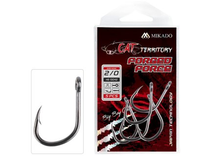 Mikado háček - CAT TERRITORY - FORGED FORCE (Varianta VEL. 2/0 BN - 5 ks)