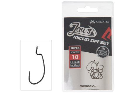Mikado háček- JAWS MICRO OFFSET - 10 ks (Varianta 8)