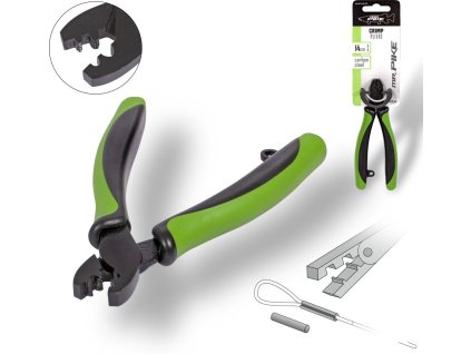 21954 1 21954 mr pike crimp pliers zelena cerna 14 cm