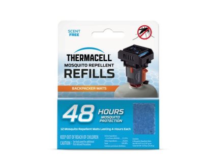 53066 1 thermacell m48 48h nahradni ucinne polstarky do kempingoveho odpuzovace backpacker