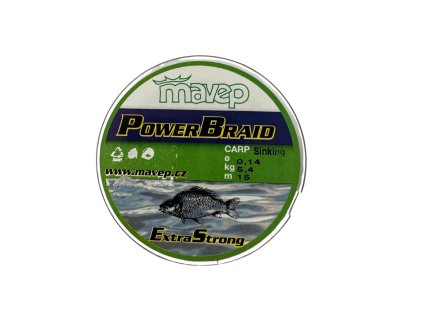 Powerbraid potápivá pletenka 15 m (Průměr 0,10 mm - 2,7 kg)