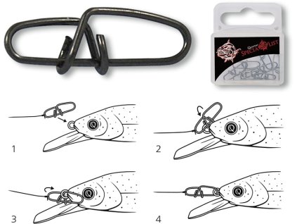 Quantum karabina Fast Change X-strong Crosslock Snap-10ks (Velikost 10mm-17kg)