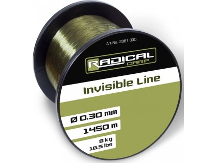 Radical vlasec Carp Invisible Line (Průměr 0,30 mm / 1450 m)