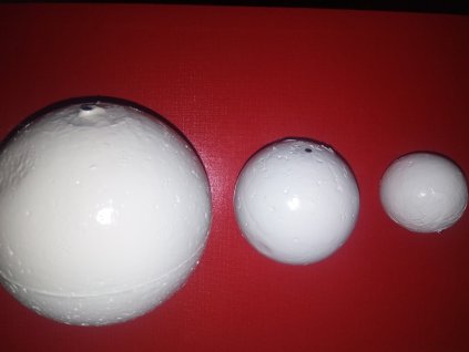 Splávek In-line bílá (Průměr 4,5 cm)