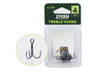 Zfish Trojháčky Treble Hooks Z-779 (Velikost 1)
