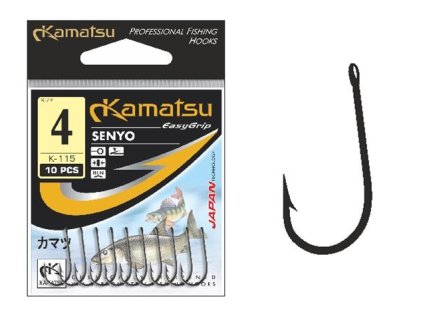 Kamatsu háček s očkem SENYO WR BLN / 5 ks (Velikost 1/0)