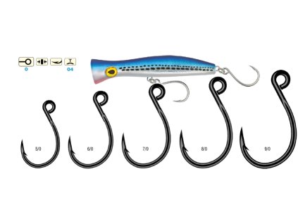 Kamatsu háček s okem HADOURA BLN 2 ks (Varianta 7/0)