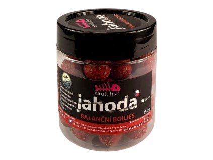 Neutrálně vyvážené boilies | JAHODA | 200 g
