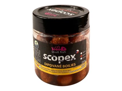 Dipované boilies | SCOPEX | 250 g