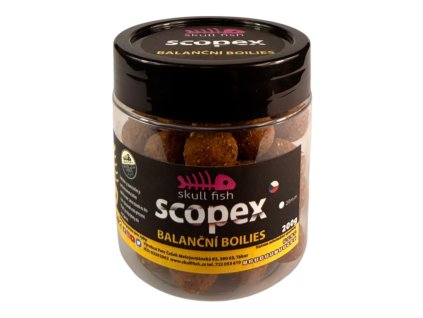 Neutrálně vyvážené boilies | SCOPEX | 200 g