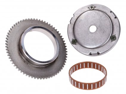 starter clutch assy with starter gear rim and needle bearing 13mm for China 2-stroke