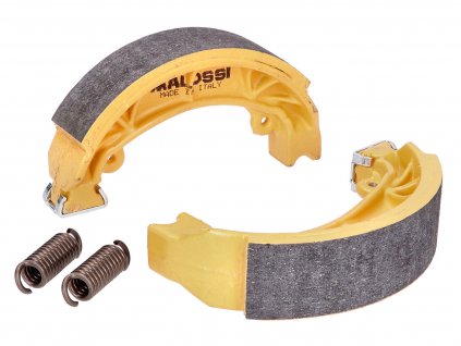 brake shoe set Malossi Brake Power T10 110x25mm front / rear for Aprilia Amico, Rally, Sonic, SR, Baotian BT49QT-2, 7, 9, 11, Benelli Naked, Honda Bali, Zoomer, Ruckus, Kymco Dink, Peugeot Speedfight