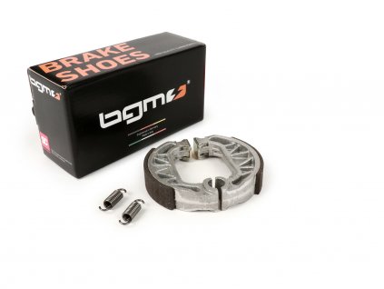 Brake shoes rear -BGM PRO Ř=100x20mm, without slot in the anchor pin- PIAGGIO TPH 50, NRG MC2 50, NRG 50, NTT 50, Sfera 50 RST, Sfera 80, Zip 50, GILERA Storm 50, Easy Moving 50