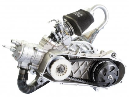 racing engine Polini Evolution P.R.E. 70cc 47,6mm for Piaggio Zip SP, Zip 2 SP with drum brakes
