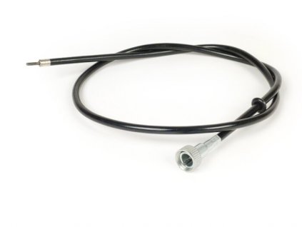 Speedo cable -BGM ORIGINAL- Vespa PX (-1984) - black