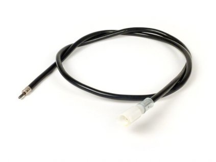 Speedo cable -BGM ORIGINAL- Vespa PX EFL (1984-), PX My, PX Disc, PX 2011, T5 125cc, Cosa 125, Cosa 200, PK50 S Lusso, PK80 S Lusso - black