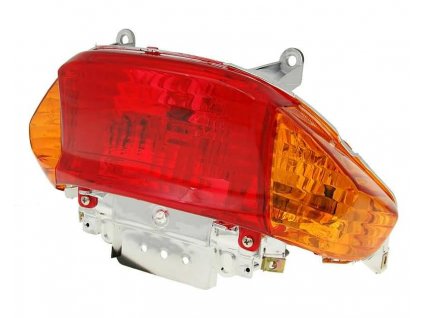 tail light assy - orange turn signal lens - E-marked for Kymco Filly, Baotian BT49QT-9