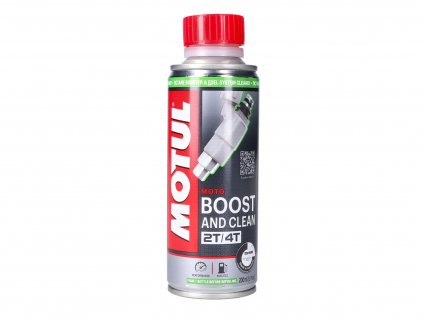 fuel system cleaner / octane booster Motul Boost and Clean 200ml for petrol engines