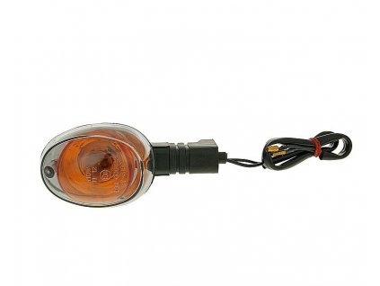 indicator light assy clear front right / rear left for Booster, BWs, Gilera H@k, GSM, Zulu