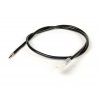 Speedo cable -BGM ORIGINAL- Vespa PX EFL (1984-), PX My, PX Disc, PX 2011, T5 125cc, Cosa 125, Cosa 200, PK50 S Lusso, PK80 S Lusso - black