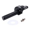 throttle grip VOCA CNC short stroke 90ş / 50mm black universal 22mm handlebars
