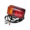 tail light assy w/ number plate light and cable for Vespa APE P50, CAR, APE 400, 401, 501, 601