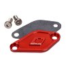 oil pump cover Doppler red for Minarelli AM6, Derbi EBE, EBS, D50B