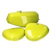 fuel tank and side cover set canola yellow for Simson S50, S51, S70