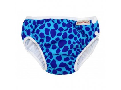 plenkove plavky imse leopard modre