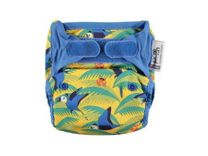 2 228144 close pop in single printed nappy bamboo parrot front 1000x1000 kopie 1