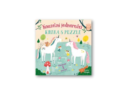 4741 kouzelni jednorozci kniha s puzzle