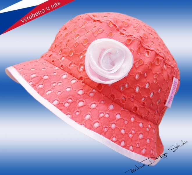Rockino Letní klobouček meruňkový 3820 Velikost: 50