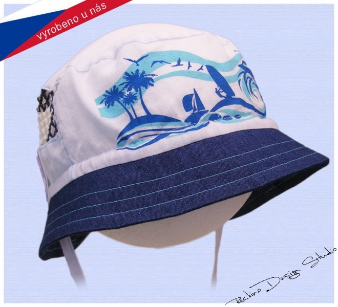 Rockino Letní klobouček 3831 pláž Velikost: 50