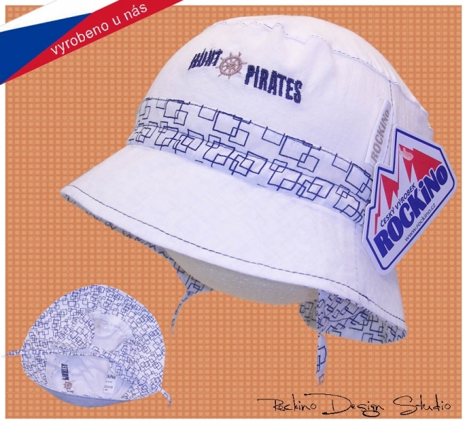 Rockino Letní klobouček 3742 bílá Velikost: 46