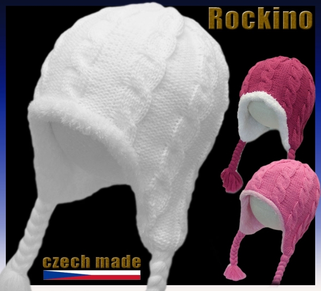 Rockino zimní čepice 4084 sv.růžová Velikost: 46