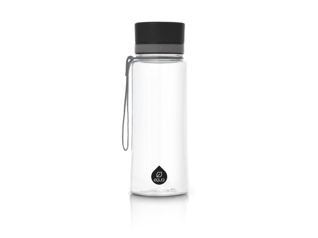 Equa Lahev BPA free Plain Black 0,6l