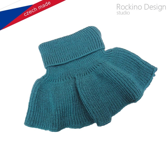 Rockino nákrčník pletený 4090 Barva: Modrozelená