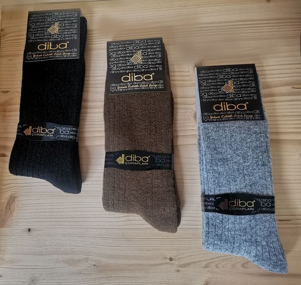 Diba vlněné pánské ponožky vel. 41-44 Barva: Tm. šedé
