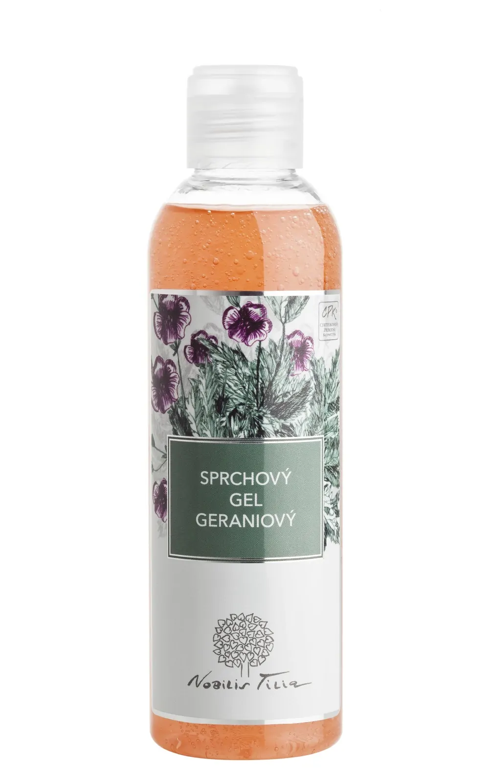 Nobilis Tilia SPRCHOVÝ GEL Geraniový 200ml