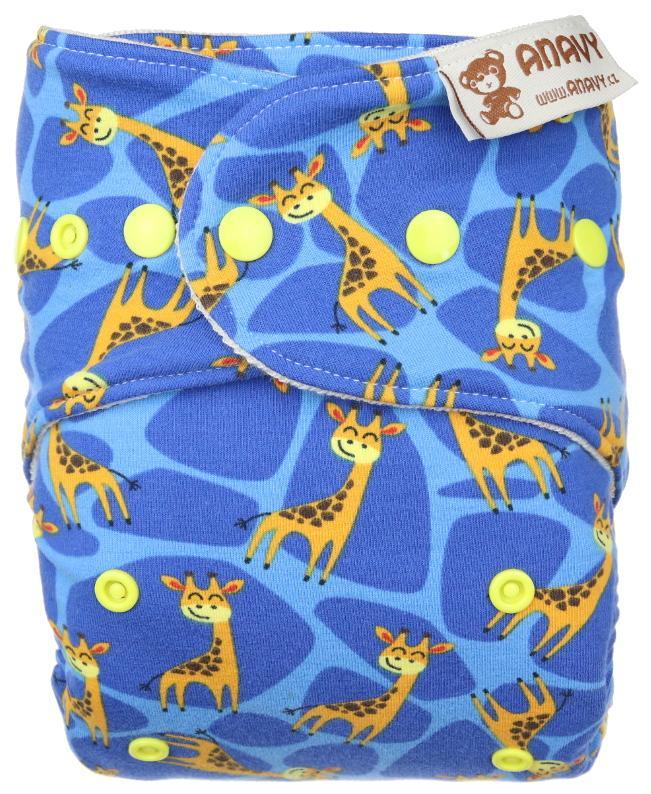 Anavy Svrchní vlněné kalhotky na pleny Žirafy (PAT)