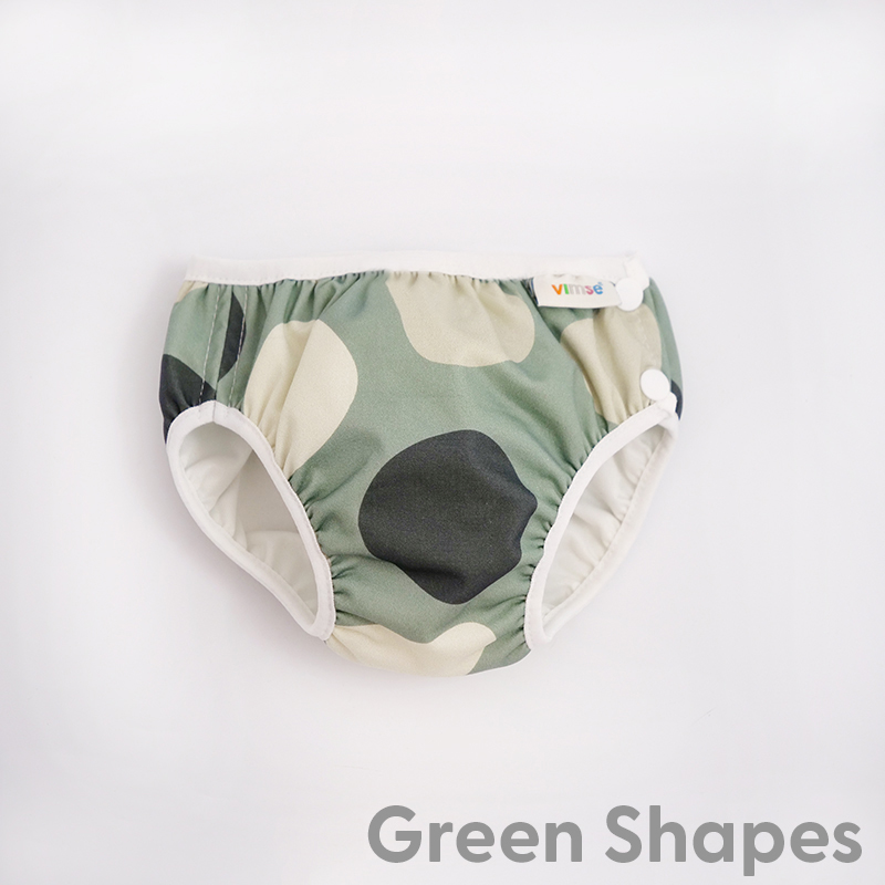 Imse Vimse plavky Kolečka na zelené Velikost: L