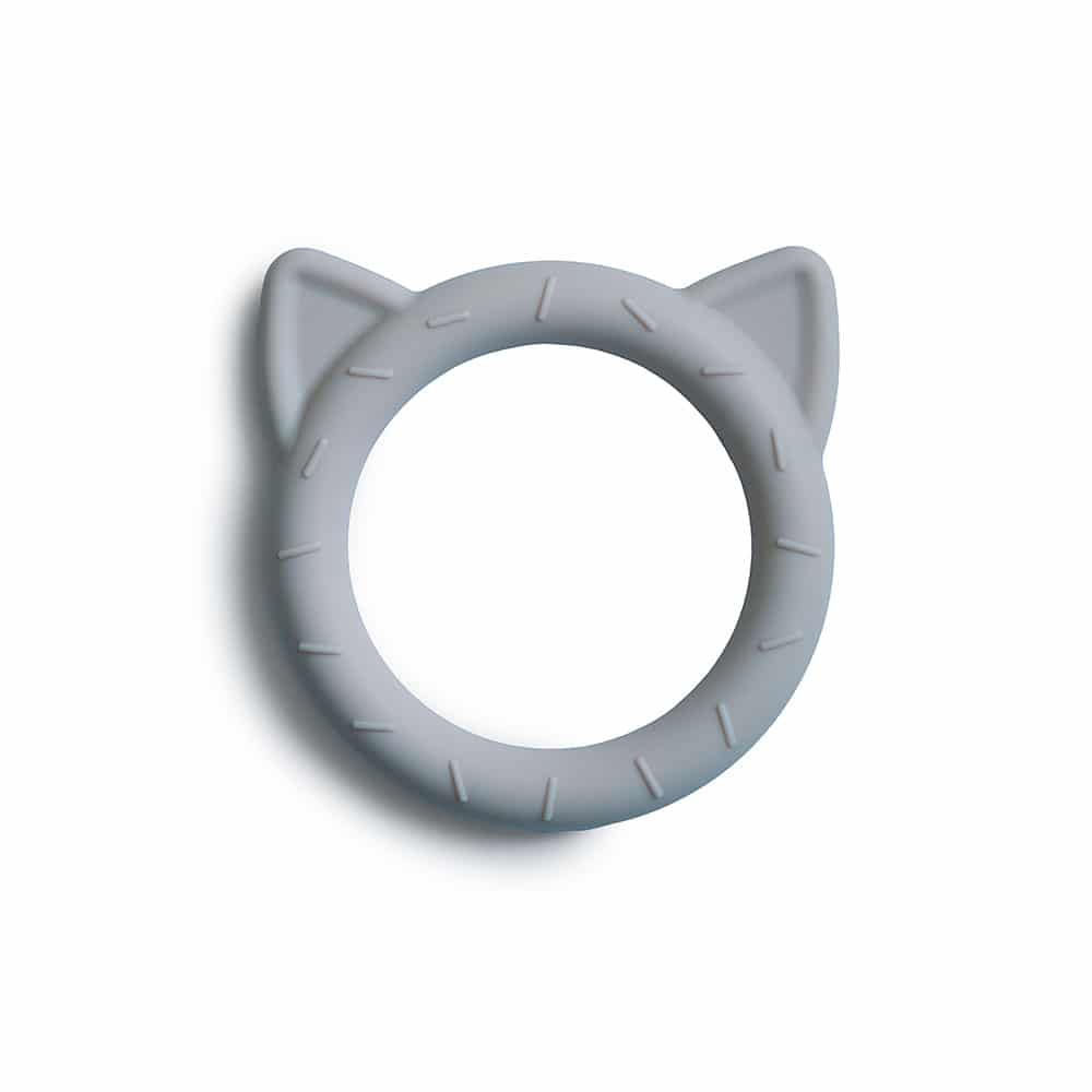 Mushie silikonové kousátko 1ks Barva: Cat Stone