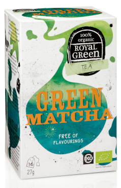 Royal Green BIO Zelený čaj Green Matcha 16 x 1,7 g