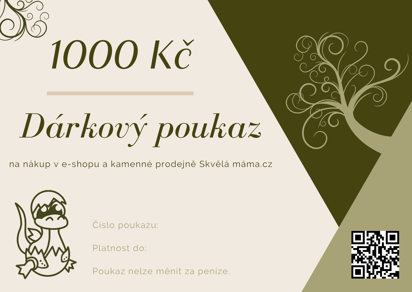 Dárkový poukaz 1000,- Kč