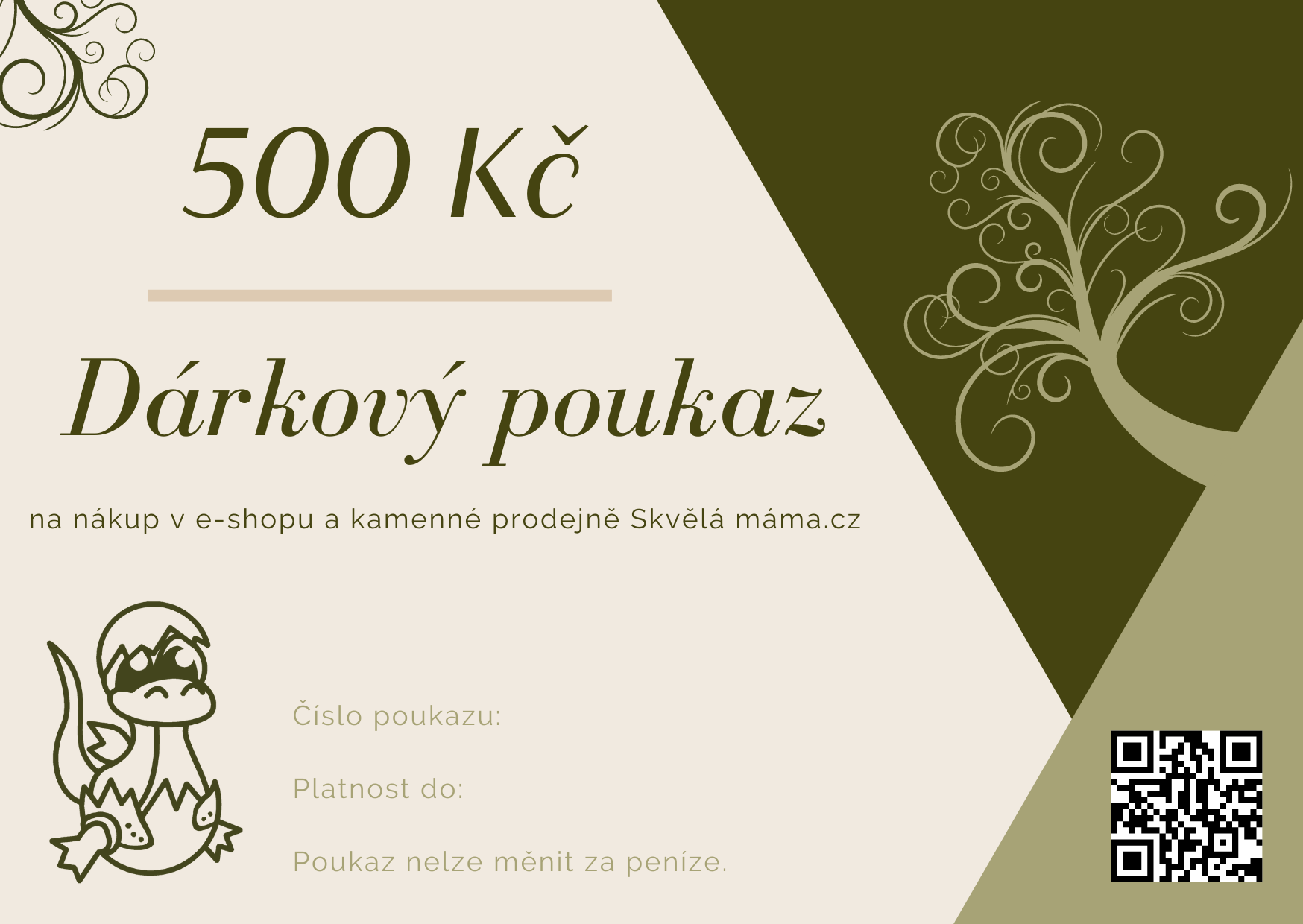 Dárkový poukaz 500,- Kč