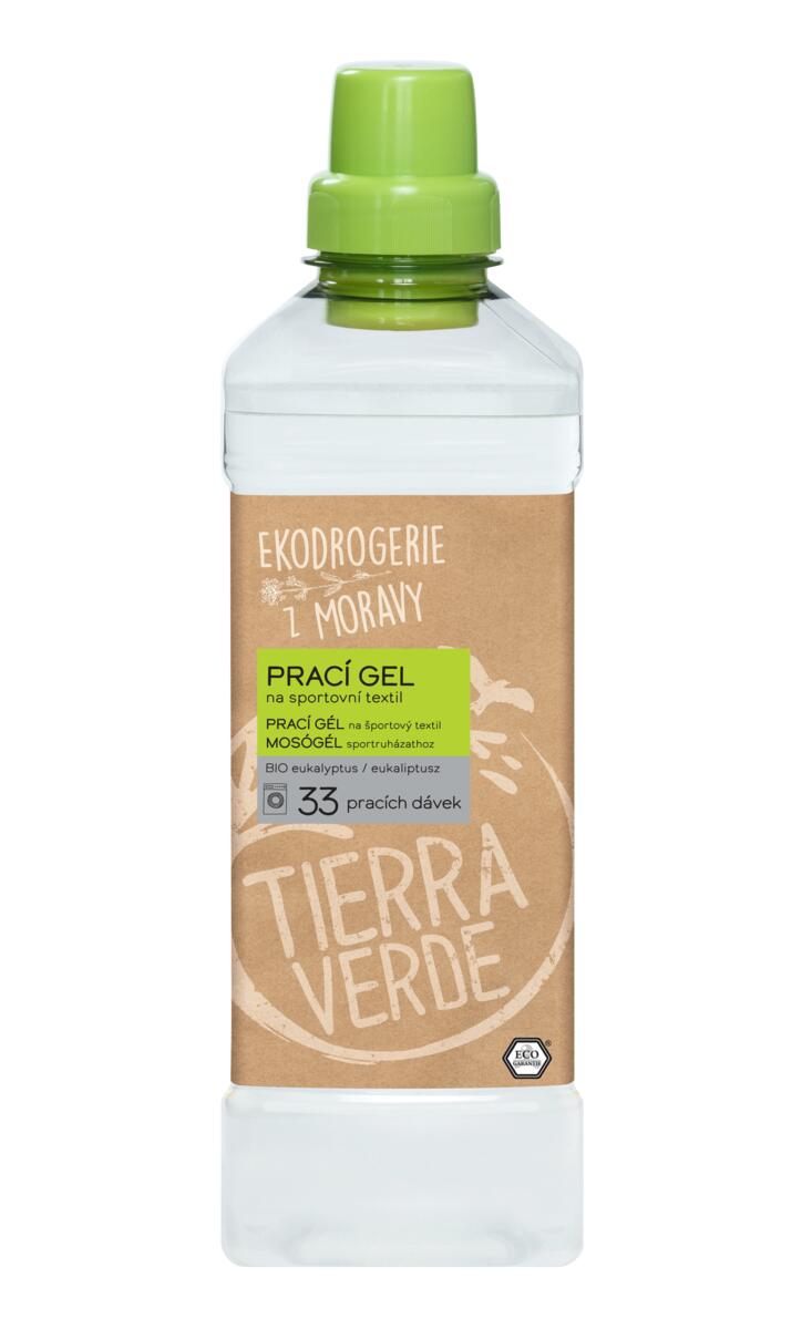 Tierra Verde Prací gel na sportovní textil s BIO eukalyptovou silicí (lahev 1 l)