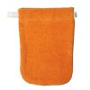 Popolini froté žínka z biobavlny oranžová
