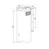 odsavac par empire kd arezzo slim cerna