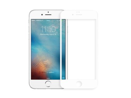 5D ochranné sklo Apple iPhone 6 / 6S / 7 / 8 / SE (2020) 4,7" - Bílé